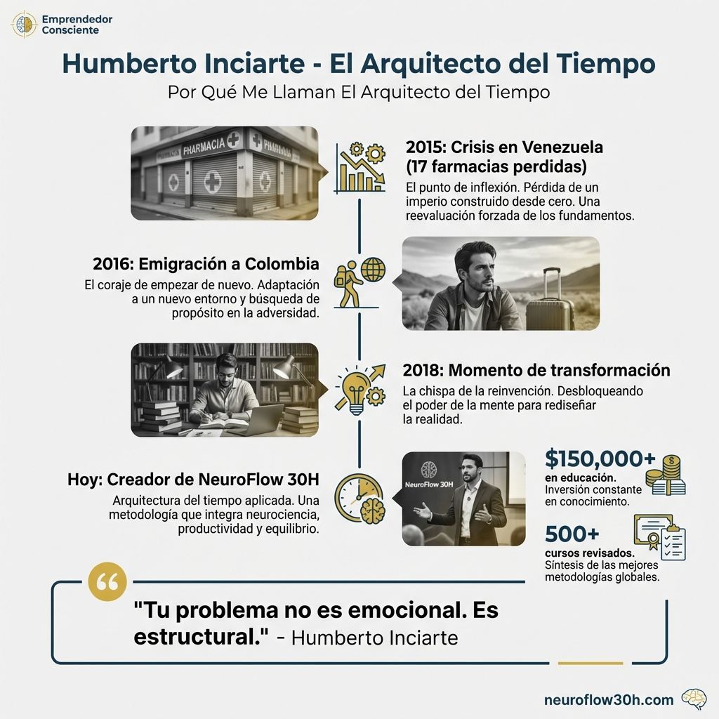 Infografía: Humberto Inciarte: Por Qué Me Llaman El Arquitecto del Tiempo