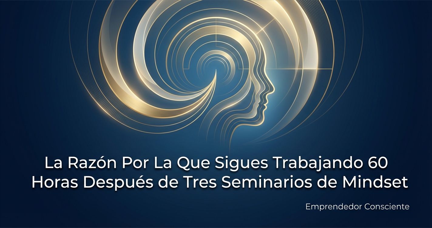 La Razón Por La Que Sigues Trabajando 60 Horas Después de Tres Seminarios de Mindset