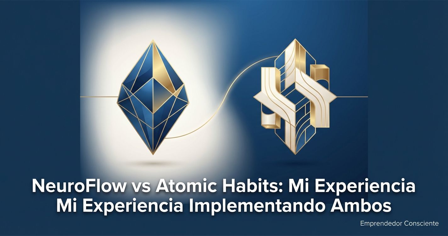 NeuroFlow vs Atomic Habits: Mi Experiencia Implementando Ambos