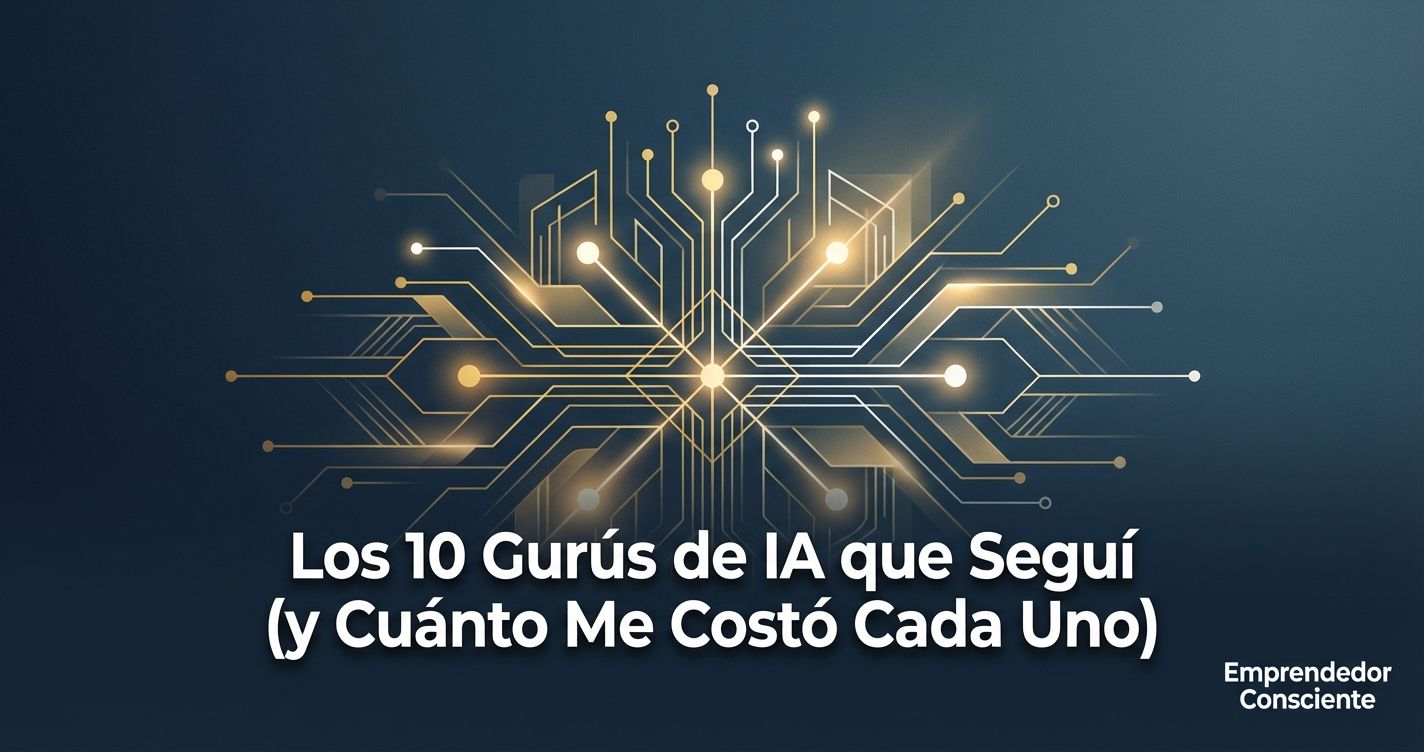 Los 10 Gurús de IA que Seguí (y Cuánto Me Costó Cada Uno)